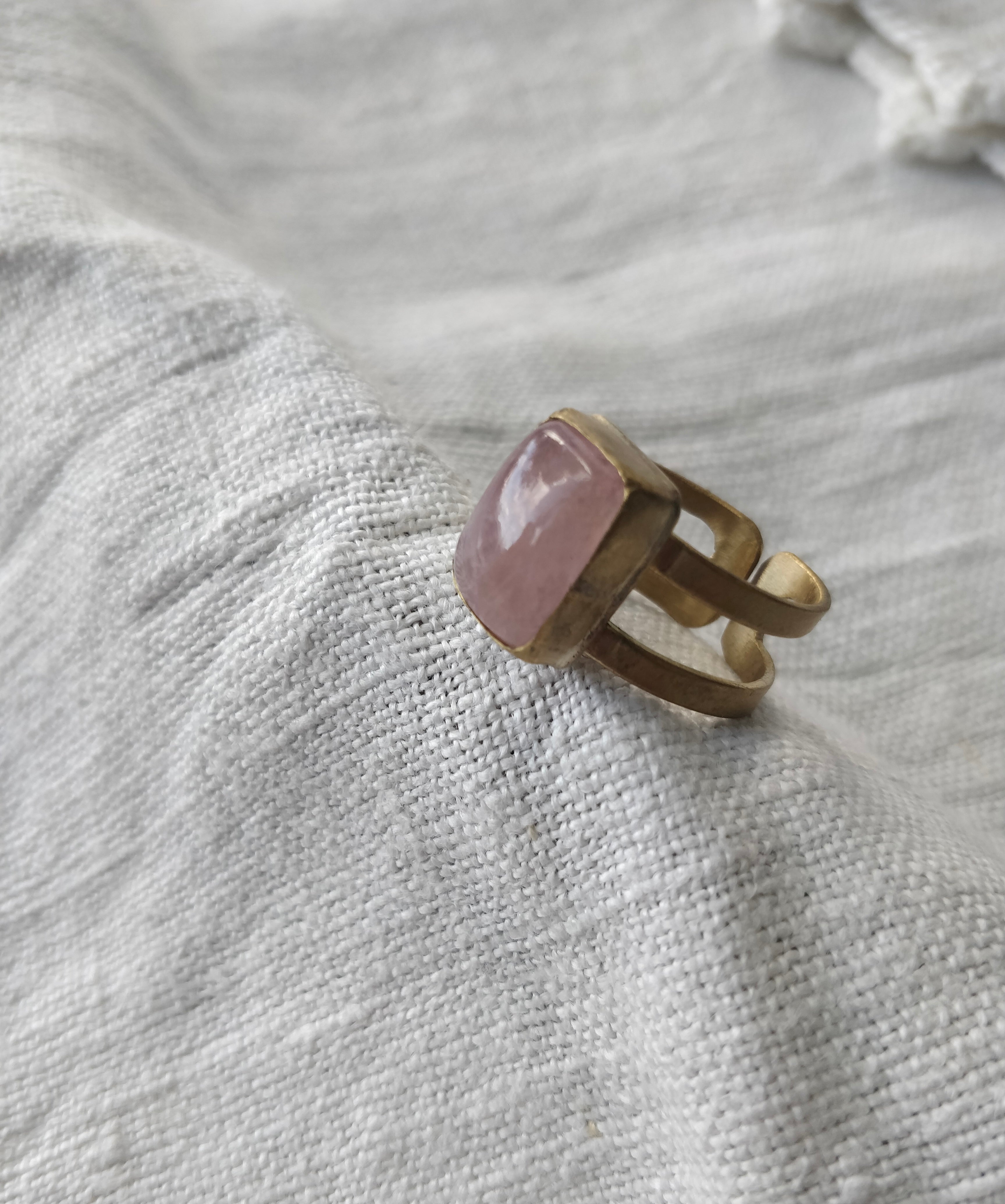 Anel Quietude com Morganite
