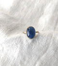Anel Éther com Cianite Azul