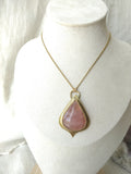 Hanabari Necklace with Rose Quartz